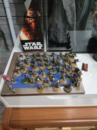 Figuras Warhammer: Alemanes, Americanos, 80 piezas