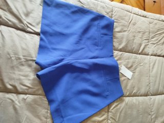 Shorts Mango Azul Talla XL