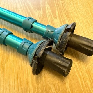 2 bastones de trekking/senderismo