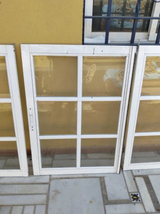 Lote de 4 ventanas blancas
