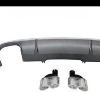 Difusor Trasero Audi A4 4P / Avant 2016+ Sline