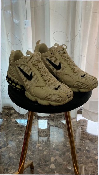 Nike Air Zoom Spiridon Cage 2 Stussy Fossil 38