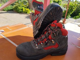 Botas Chiruca Hiking Talla 39 Gris/Rojo
