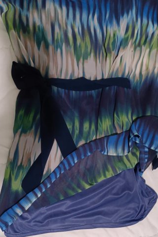 Vestido corto estampado