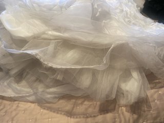 Vestido de Novia Blanco con Flores