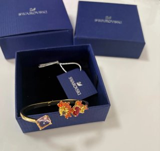 Pulsera Swarovski Dorada con Cristales