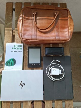 Maletín para portátil de cuero Paul Marius