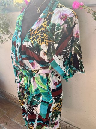 Copricostume floreale taglia L/XL