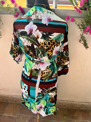 Copricostume floreale taglia L/XL