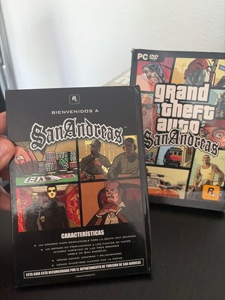 GTA San Andreas PC - Funda,Guia y Poster