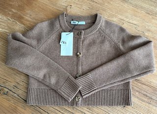 Chaqueta corta lana Zara T. S