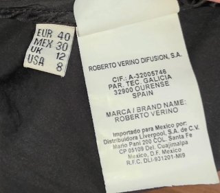 Chubasquero Roberto Verino Negro