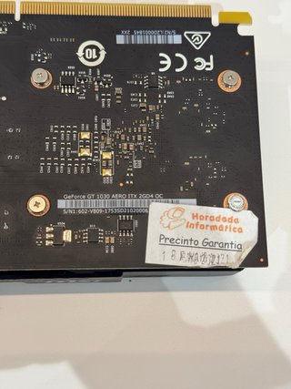 MSI GeForce GT 1030 AERO ITX 2GB GDDR4 OC