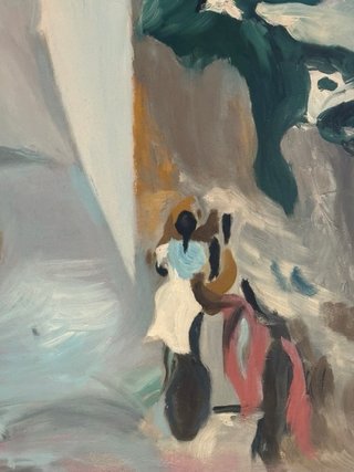 Cuadro Pintura Oleo Paisaje Pueblo