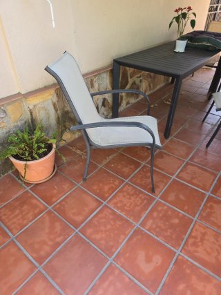 6 Sillas/Sillones Beige y Negro