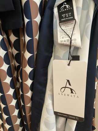 Vestido elegante estampado talla M