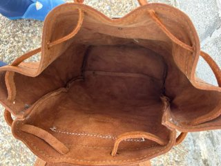 Mochila Cuero Vacuno Marrón