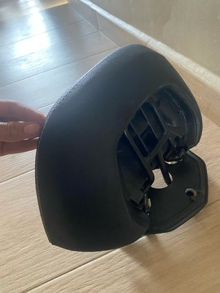Respaldo Moto Negro y Blanco