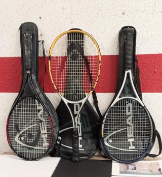 Lote de raquetas de tenis HEAD en buen estado.