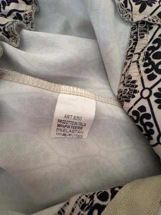 Pantalón estampado con goma en cintura