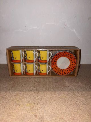 Juego tazas de té y café 6PCS CUP & SAUCE