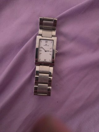 Orologio Lorenz Uomo Argento Bianco