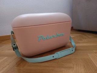 Nevera Polarbox 20L Rosa y Turquesa