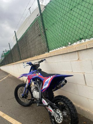 Moto Cross 125cc 4T Azul/Rojo