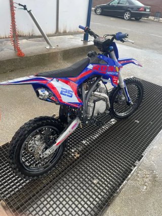 Moto Cross 125cc 4T Azul/Rojo