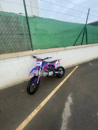 Moto Cross 125cc 4T Azul/Rojo