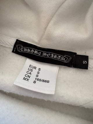 Sudadera Chrome Hearts Blanca Talla
