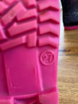 Botas de agua unicornio niña Talla 27