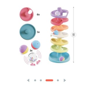 Tobogán de espiral para bebés