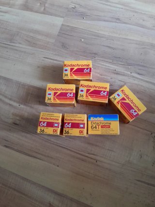 Kodak Kodachrome 64 36 Exp. Film (3 Cajas)