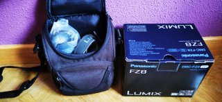 Lumix DMC-FZ8 CámaraDigital +2baterías+bolsaregalo