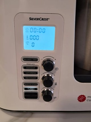 Robot da cucina Monsieur Cuisine Plus Silvercrest in argento