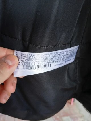 Chaqueta de invierno negra mujer
