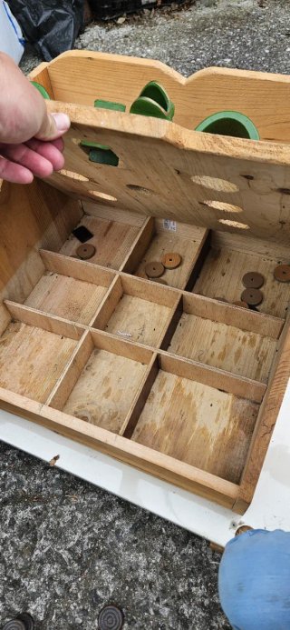 Juego de mesa de rana de madera