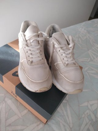 Zapatillas Fila Mujer Gris y Rosa NUEVAS