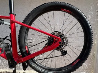 Bicicleta MTB Rockrider Roja
