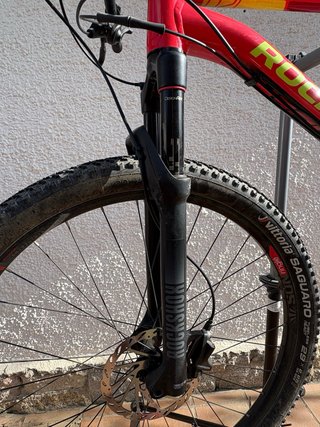Bicicleta MTB Rockrider Roja