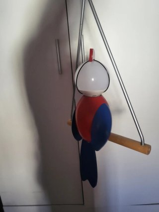 Lámpara de diseño pájaro