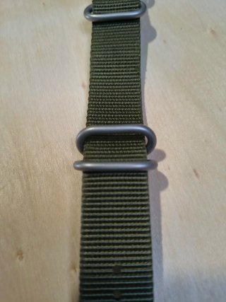 Pack 2 Correas NATO Reloj 22mm Verde Militar