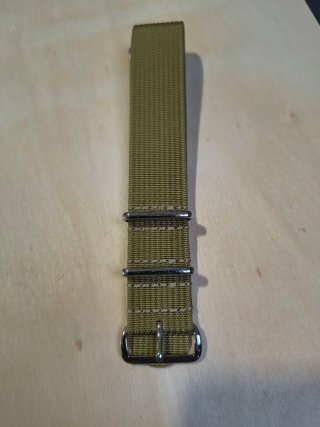Pack 2 Correas NATO Reloj 22mm Verde Militar