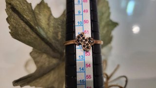 Anillo Oso Tous Negro Plata