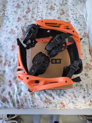 Burton Fijaciones Mala Vita naranja