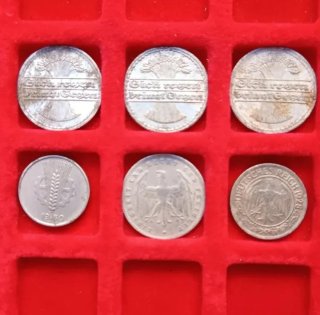 Germania Lotto 9 monete Reichmark e Neymar.