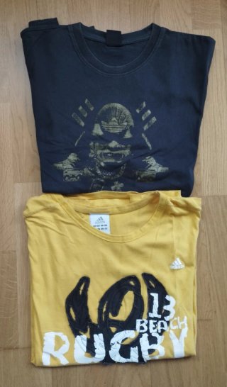 Lote 2 Camisetas Adidas Talla L