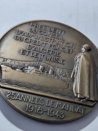 Medalla bronce Xavier Loisy Pierre Turin 1944