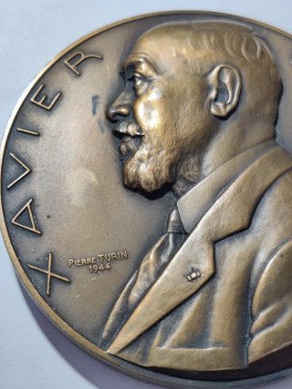 Medalla bronce Xavier Loisy Pierre Turin 1944